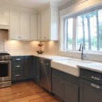 Kitchen cabinets and counter