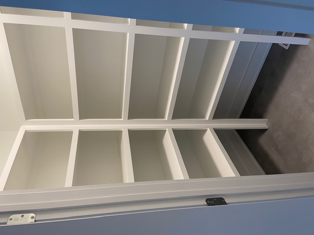 Closet with shelves